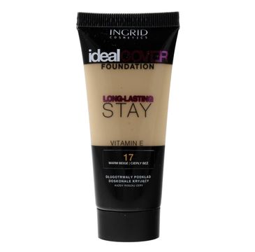 Ingrid Ideal Cover Long-Lasting Stay podkład nr 17 Warm Beige (30 ml)