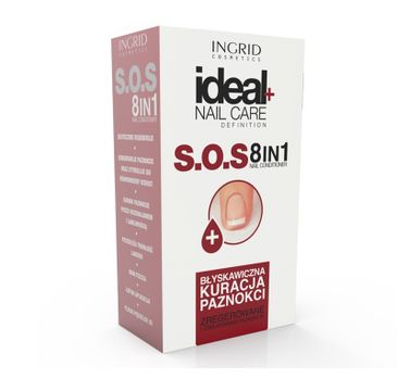 Ingrid Ideal Nail Care błyskawiczna kuracja do paznokci S.O.S 8in1 (7 ml)
