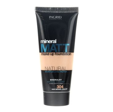 Ingrid Mineral Matt podkład mineralny matujący nr 304 Deep Bronze (30 ml)