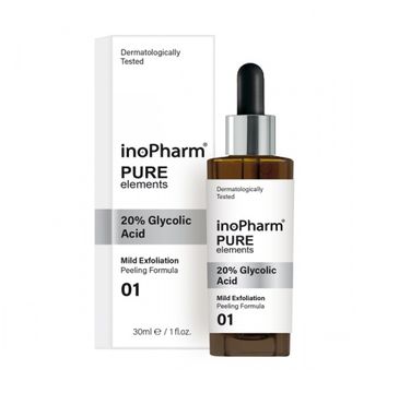 InoPharm Pure Elements 20% Glycolic Acid Peeling peeling do twarzy z 20% kwasem glikolowym 30ml