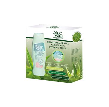 Instituto Espanol Aloe Vera zestaw mleczko do ciała 500ml + krem do rąk i ciała 50ml