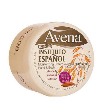 Instituto Espanol Avena Krem do ciała i rąk z naturalnym wyciągiem z ziaren owsa (400 ml