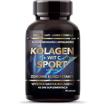 Intenson â€“ Kolagen + Witamina C Sport suplement diety (90 tabletek)