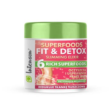 Intenson – Superfoods Fit & Detox Elixir koktajl błonnikowy suplement diety (135 g)