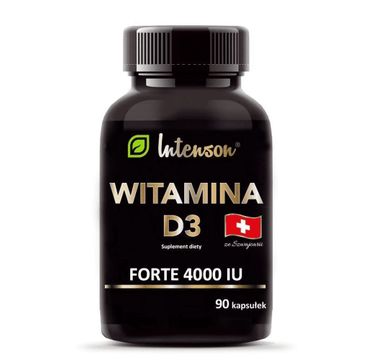 Intenson Witamina D3 4000 IU suplement diety (90 kapsułek)