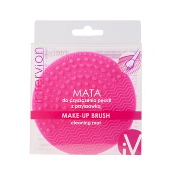 Inter-Vion Make-Up Brush Cleaning Mat mata do czyszczenia pędzli z przyssawką (1 szt.)