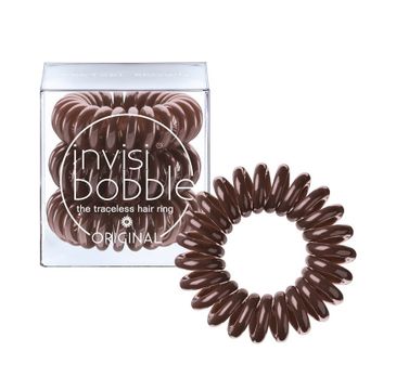 Invisibobble Original Hair Ring gumki do włosów Pretzel Brown 3szt