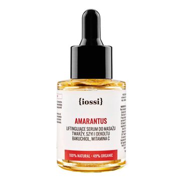 Iossi Amarantus ujędrniająco-liftingujące serum do masażu twarzy z bakuchiolem i witaminą C (30 ml)