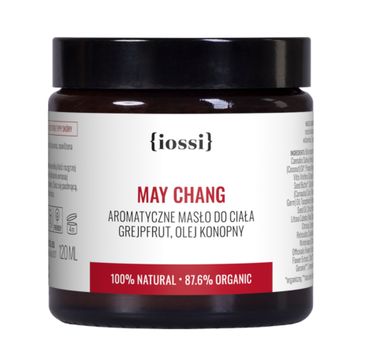 Iossi May Chang aromatyczne masło do ciała z olejem konopnym i grejpfrutem  (120 ml)