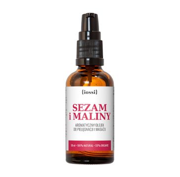 iossi Sezam i Maliny aromatyczny olejek przeciw rozstępom (50 ml)