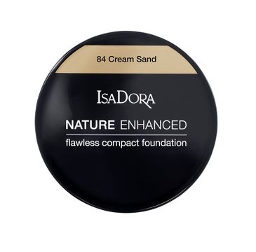 Isadora Nature Enhanced Flawless Compact Foundation podkład w kompakcie 84 Cream Sand (10 g)