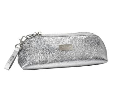Isadora Silver Glam srebrna kosmetyczka