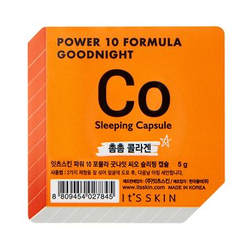 It's Skin Power 10 Formula Good Night Sleeping Capsule CO - dwufazowa maseczka całonocna w kapsułce 5 g