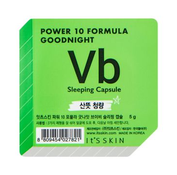 It's Skin Power 10 Formula Good Night Sleeping Capsule VB - dwufazowa maseczka całonocna w kapsułce 5 g