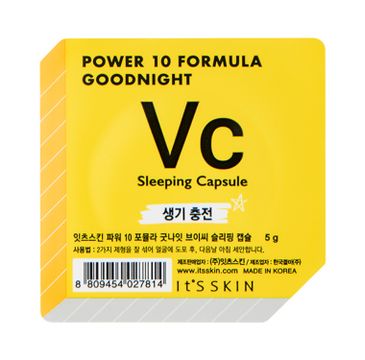 It's Skin Power 10 Formula Good Night Sleeping Capsule VC - dwufazowa maseczka całonocna w kapsułce 5 g