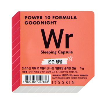 It's Skin Power 10 Formula Good Night Sleeping Capsule WR - dwufazowa maseczka całonocna w kapsułce 5 g