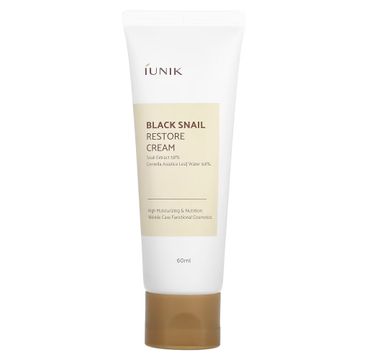 iUNIK Black Snail Restore Cream przeciwstarzeniowy krem regenerujący 60ml