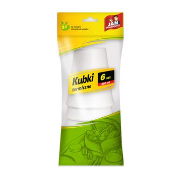 Jan Niezbędny Kubki termiczne 250ml 1op. - 6 szt.