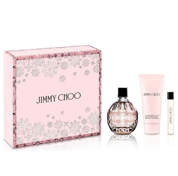 Jimmy Choo zestaw woda perfumowana spray 100ml + woda perfumowana 7.5ml + balsam do ciała 100ml