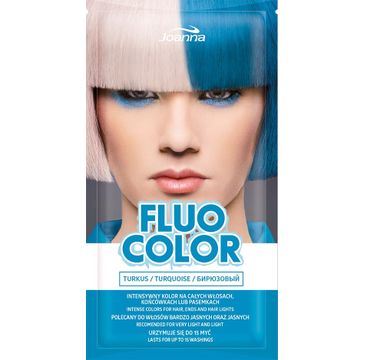 Joanna Fluo Color szampon koloryzujący w saszetce Turkus 35 g