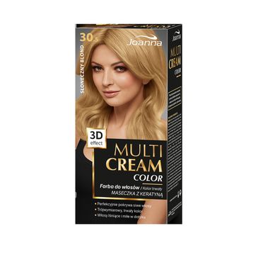 Joanna Multi Cream Color farba do każdego typu włosów nr 30.5 słoneczny blond 120 g