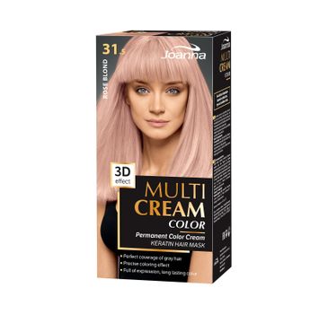 Joanna Multi Cream Color farba do włosów nr 31.5 Różany Blond 120 ml