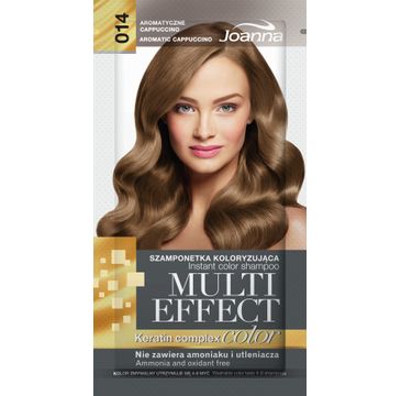 Joanna Multi Effect Color Keratin Complex szamponetka do każdego typu włosów 14 aromatyczne cappuccino 35 g
