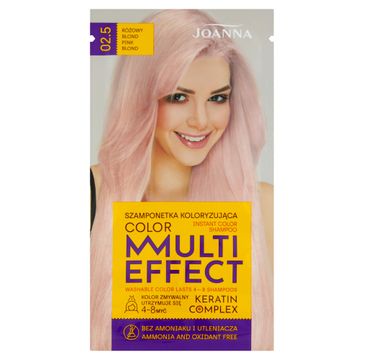 Joanna Multi Effect Color szamponetka koloryzująca - 02.5 Różowy Blond (35 g)