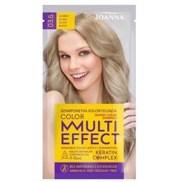 Joanna Multi Effect Color szamponetka koloryzująca - 03.5 Srebrny Blond (35 g)