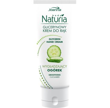 Joanna Naturia Body Glicerynowy krem do rąk ogórkowy wygładzający (50 g)