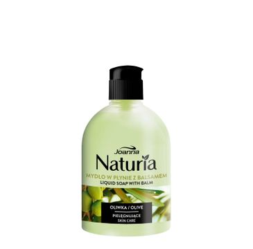 Joanna – Naturia Mydło pielęgnujące z balsamem w płynie OLIWKA flip-top (500 ml)