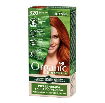 Joanna Naturia Organic Vegan Farba nr 320 Płomienny (1 op.)