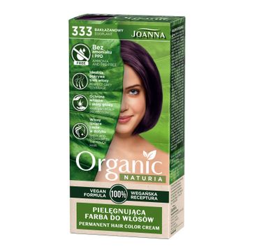 Joanna Naturia Organic Vegan Farba nr 333 Bakłażan (1 op.)