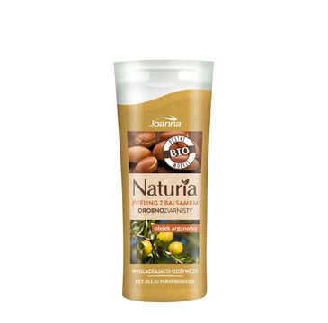 Joanna Naturia peeling do każdego typu skóry drobnoziarnisty nawilżający olejek arganowy mini (100 g)