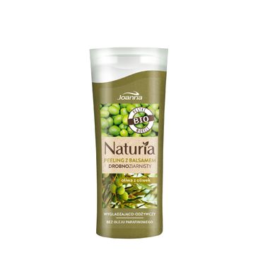 Joanna Naturia peeling do każdego typu skóry drobnoziarnisty oliwa z oliwek mini 100 g
