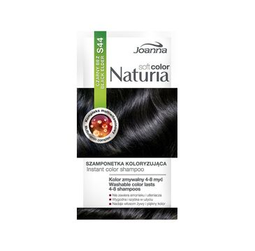 Joanna Naturia Soft Color szamponetka koloryzująca S44 Czarny Bez (35 g)