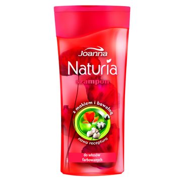 Joanna Naturia szampon do włosów farbowanych mak i bawełna 200 ml