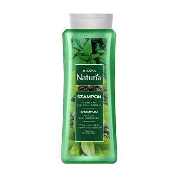 Joanna Naturia szampon do włosów normalnych i przetłuszczających się pokrzywa i zielona herbata 500 ml