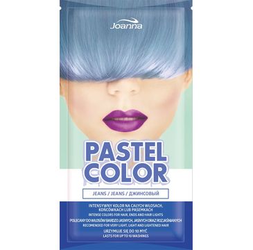 Joanna Pastel Color szampon koloryzujący w saszetce Jeans 35 g