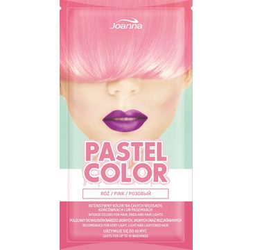 Joanna Pastel Color szampon koloryzujący w saszetce Róż (35 g)