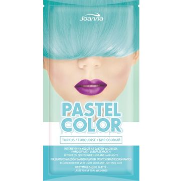 Joanna Pastel Color szampon koloryzujący w saszetce Turkus 35 g