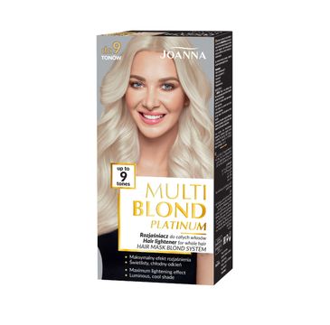Joanna Multi Blond Platinum Rozjaśniacz do całych włosów do 9 tonów