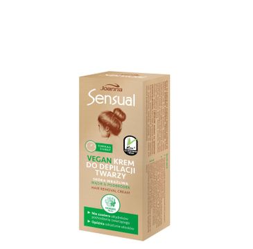 Joanna Sensual Vegan krem do depilacji twarzy Morskie Algi (20 g)