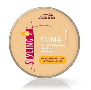 Joanna Styling Effect guma do kreatywnej stylizacji włosów złota (100 g)