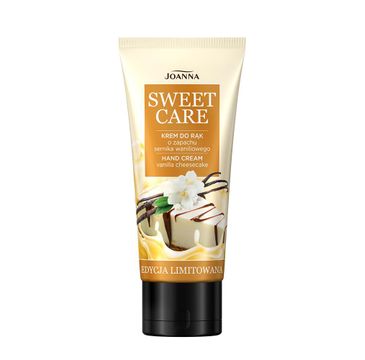 Joanna Sweet Care krem do rąk o zapachu sernika waniliowego (50 g)