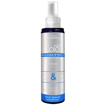 Joanna Ultra Color System płukanka do włosów niebieska w sprayu (150 ml)