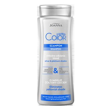 Joanna Ultra Color System szampon do włosów blond rozjaśnianych i siwych 400 ml