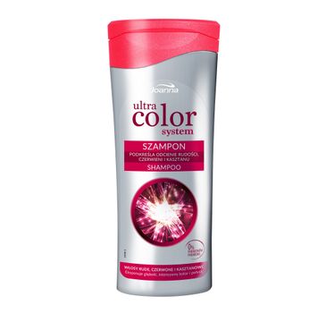 Joanna Ultra Color System szampon do włosów rudych czerwonych i kasztanowych podkreślający kolor 200 ml