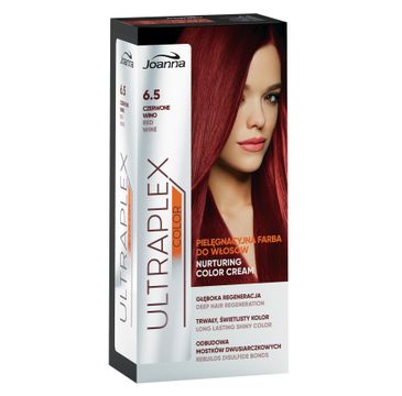 Joanna Ultraplex Color farba do włosów pielęgnacyjna nr 6.5 czerwone wino 100 ml