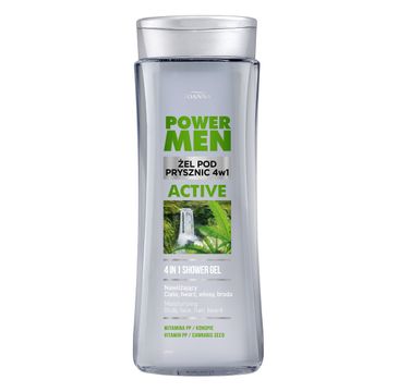 Joanna – Żel pod prysznic dla mężczyzn Power Men 4w1 (300 ml)